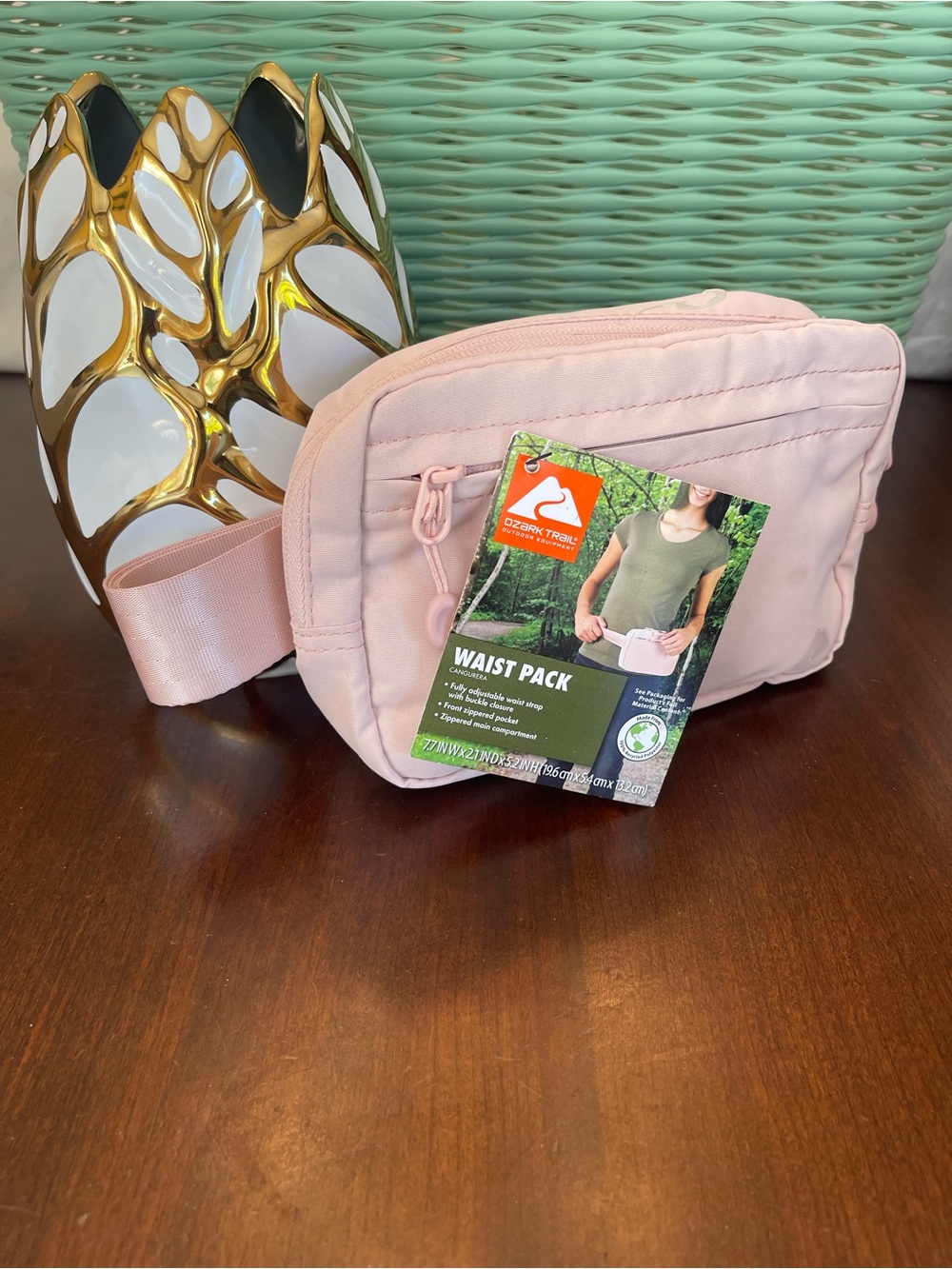 NWT Ozark Trail Light Pink Waist Pack Blush Pink